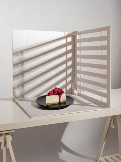 Açık Gri Kare Fayans Arka Plan & Zemin