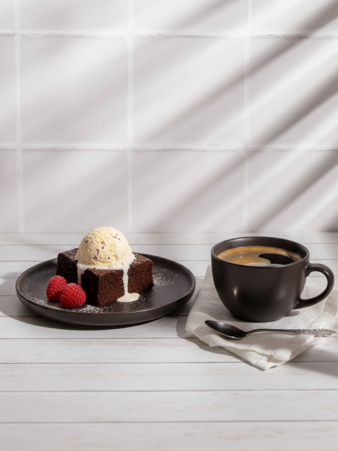 Açık Gri Kare Fayans Arka Plan & Zemin